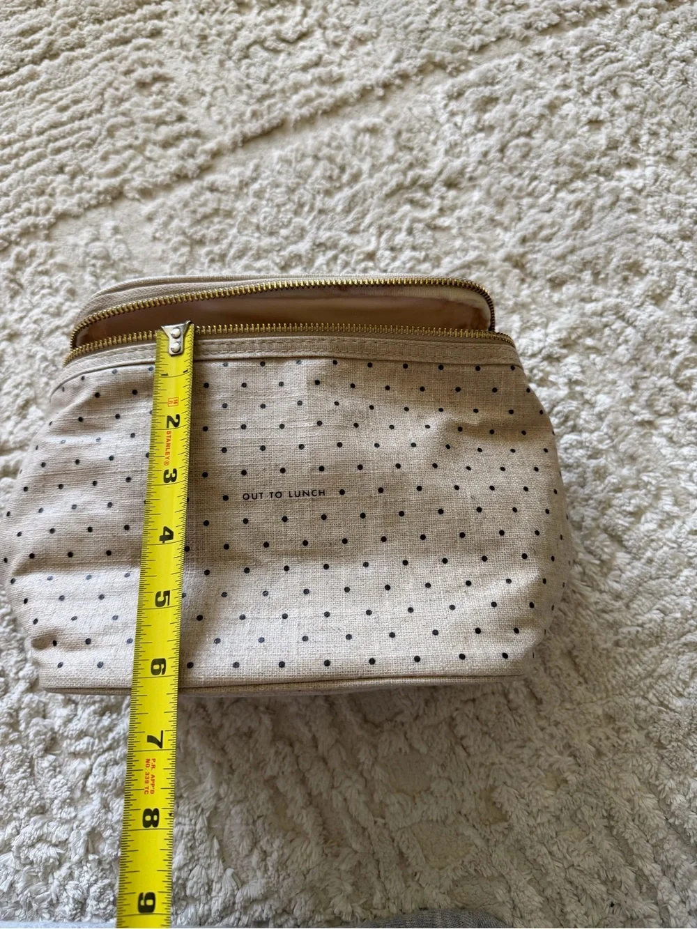 Kate Spade New York Deco Dot Out to Lunch insulated tote bag